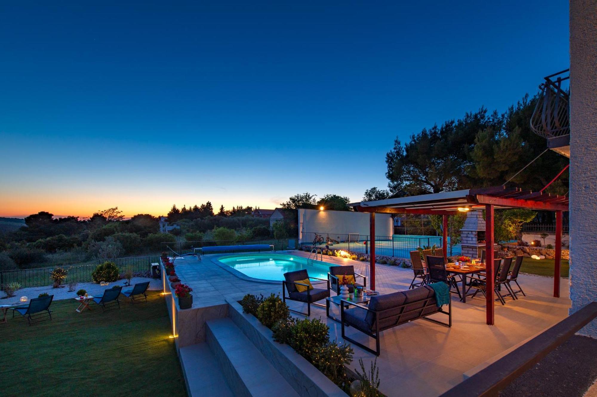 Villa Plenca - Heated Pool ! Sibenik Exterior photo